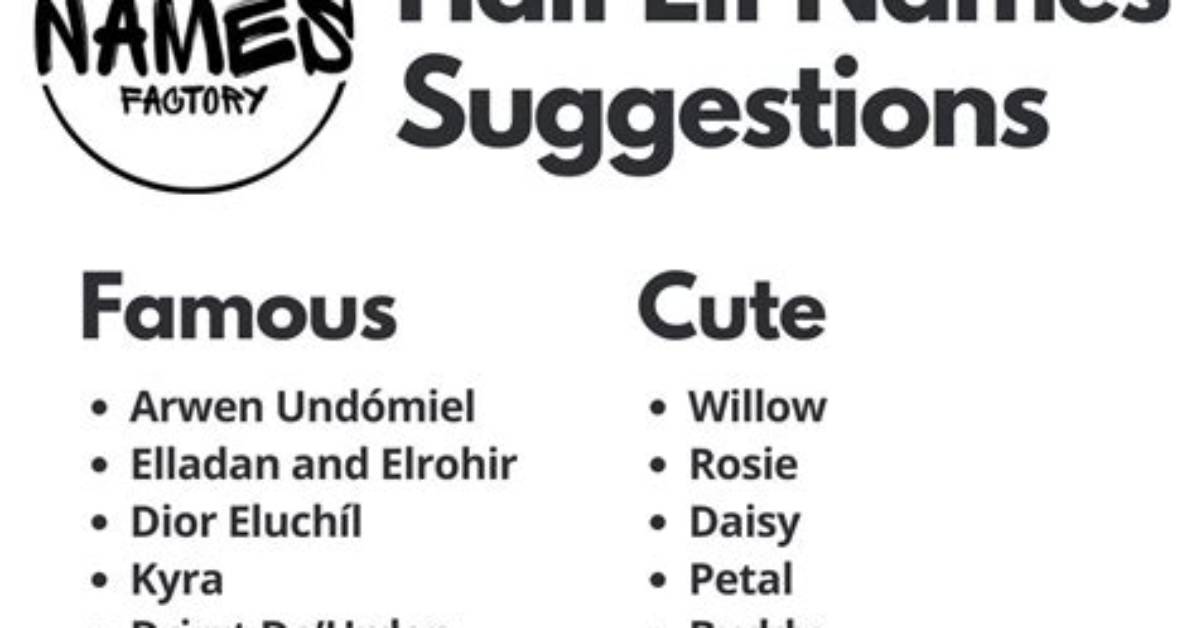 50+ Enchanting Fantasy Half Elf Name Ideas