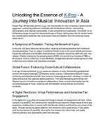 A Journey into Musical Innovation and Cultural Impact