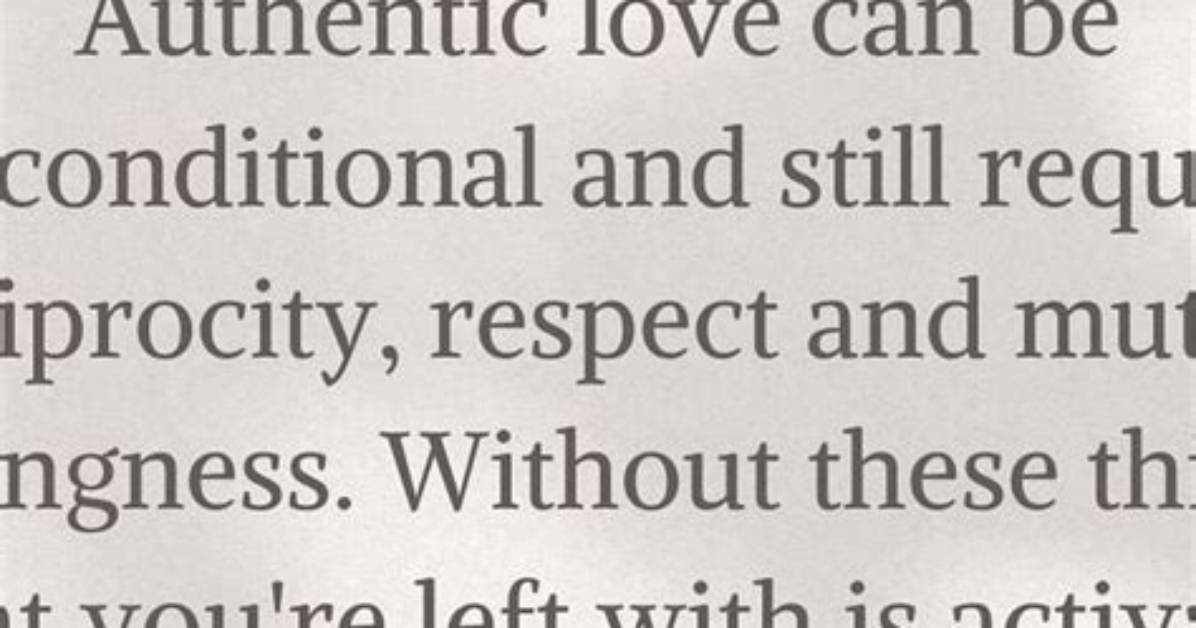 A Journey of Love, Respect, and Authenticity