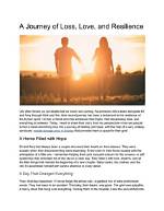 A Journey Through Love, Loss, and Resilience