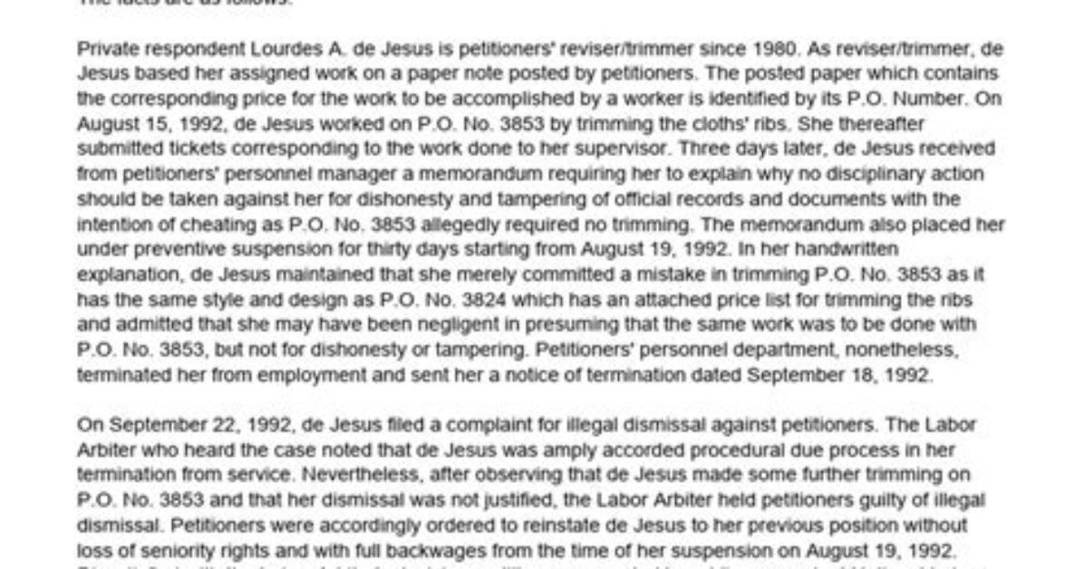 A Pioneer in Labor Relations