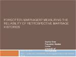 A Retrospective on Her Marriages