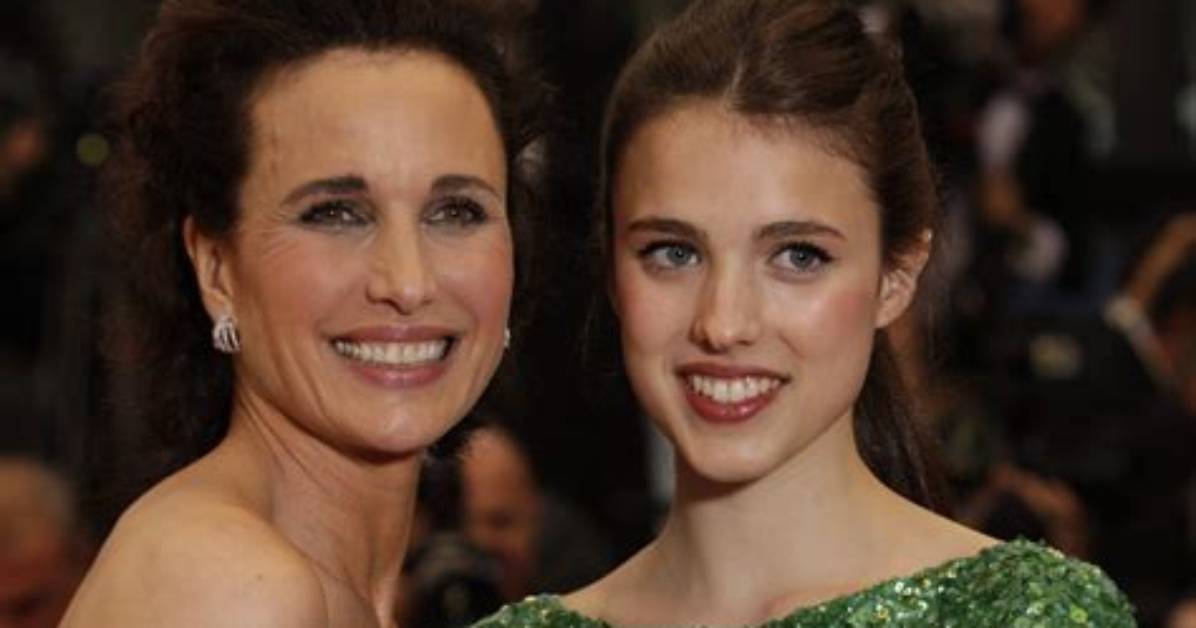 Andie Macdowell and Margaret Qualley