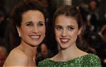 Andie Macdowell and Margaret Qualley
