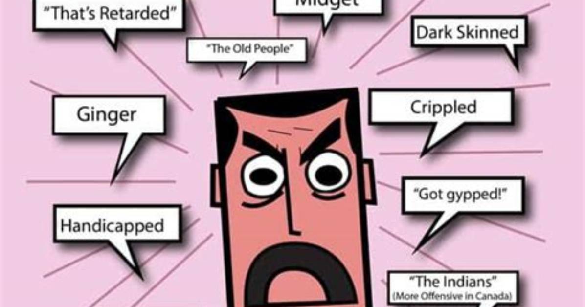 Avoid Using Offensive Language Like the Racial Slur "Jig"