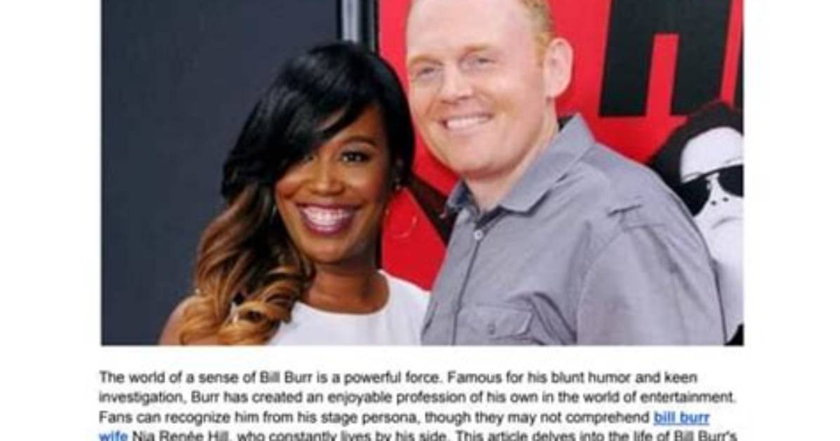 Behind the Laughter: the Life of Bill Burr's Wife