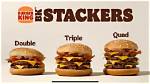 Burger King’s Bk Stackers Line-up Revealed as Brand Brings Back Popular Sandwiches for a Limited Time