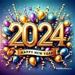 Celebrate in Style: Happy New Year 2024 Clipart for All Occasions