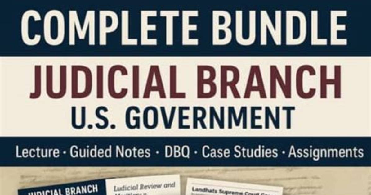 Complete Guide to the Judicial Branch by Ducksters