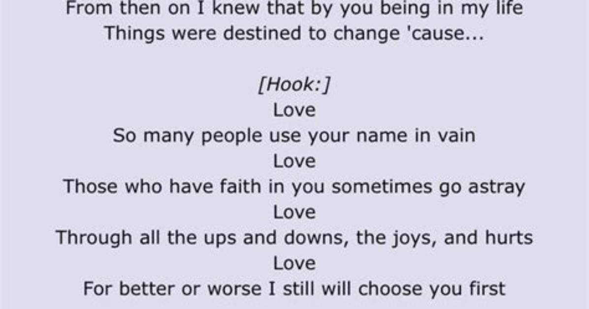 Discover Musiq Soulchild's Loveful Lyrics