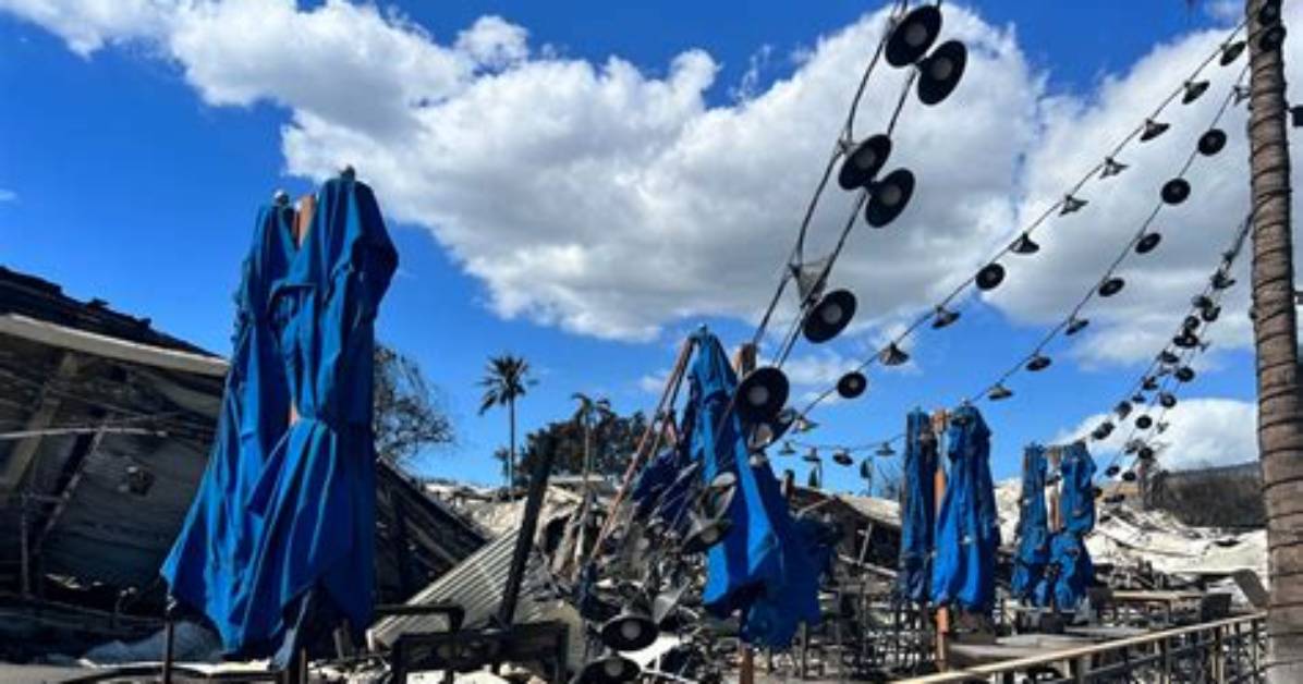 Discover the Enduring Blue Houses of Maui: Unfazed by Flames