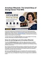 Discover the Untold Stories Behind George Soros's Wives
