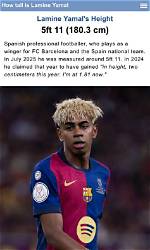 Discovering the Height of Lamine Yamal
