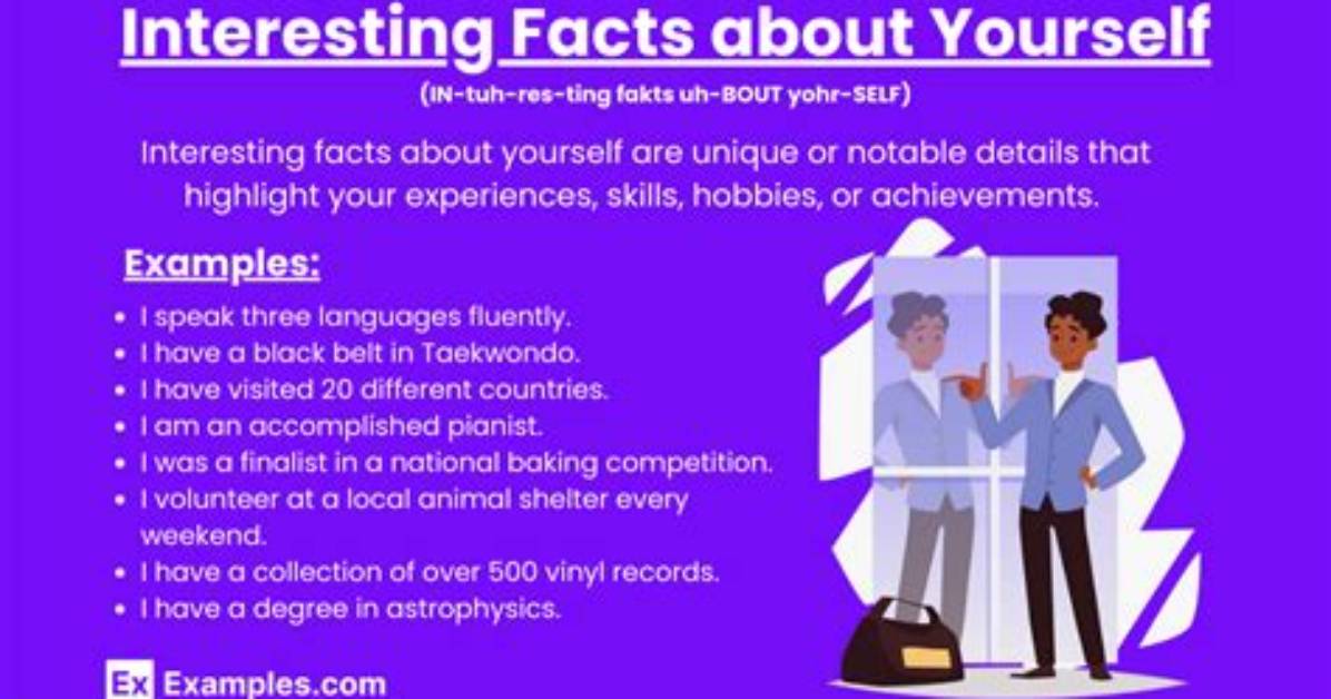 Discovering Unique Aspects: Interesting Facts About Yourself