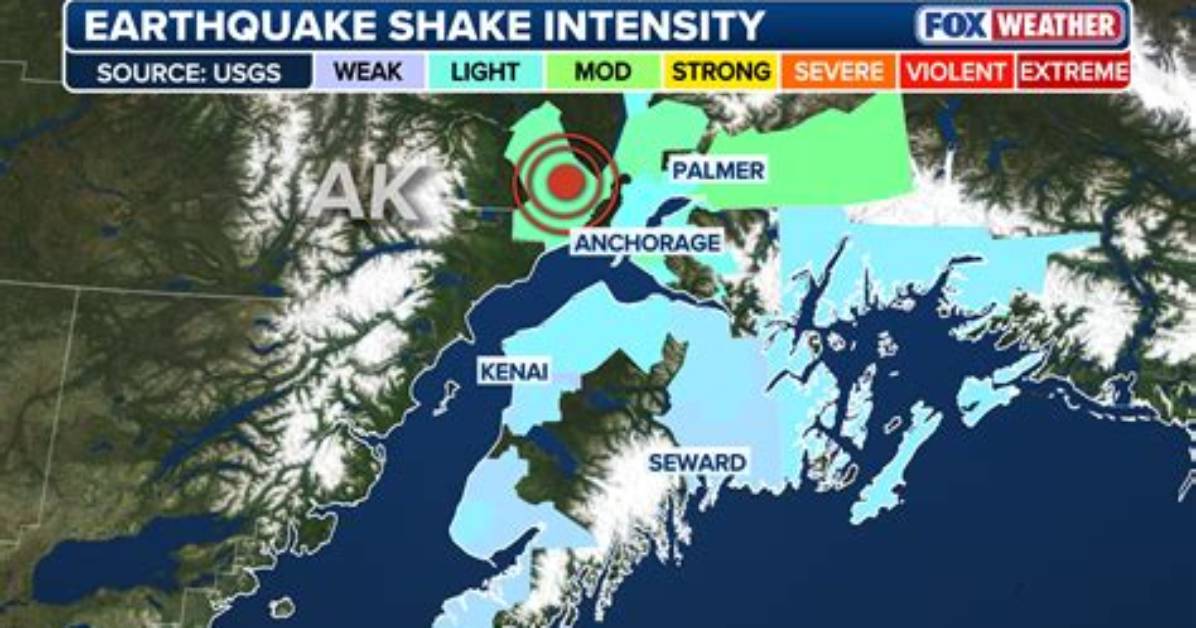 Earthquake in Alaska: 5.4 Magnitude Tremors Shakes Kenai Peninsula, No Tsunami Warning Issued