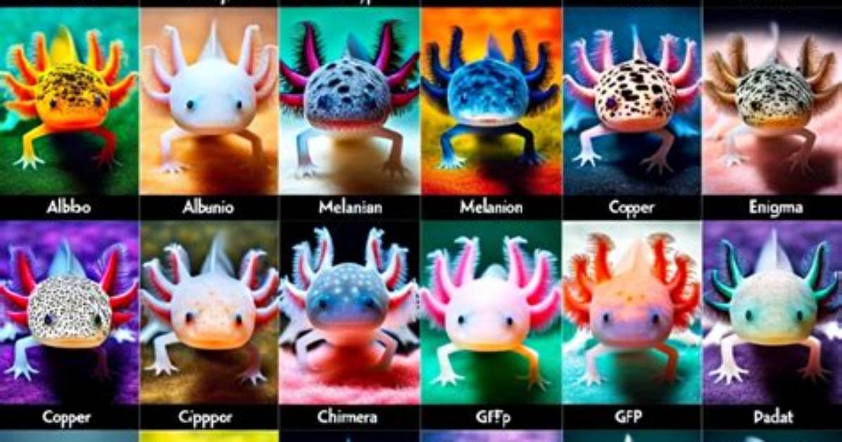 Exploring the Colorful World of Axolotls: Types and Variations