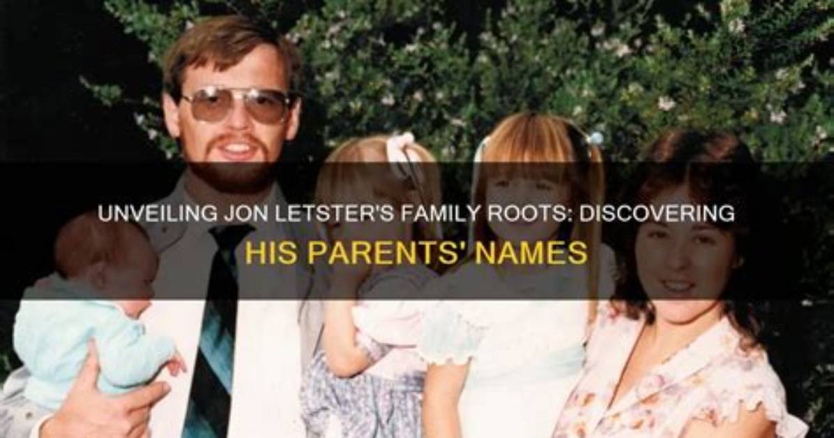 Exploring the Roots: the Parents of Jon and Jordan Knight