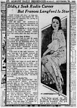 Frances Langford: a Timeless Voice of the Golden Age
