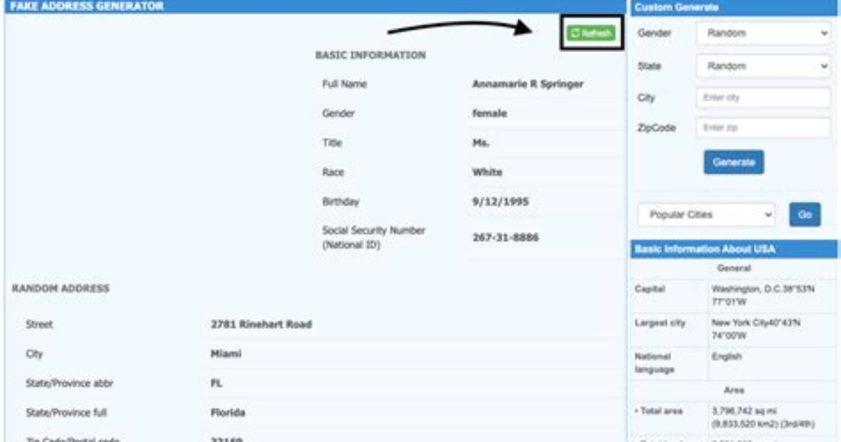 Free Uk Address Generator L Create Fake Address Uk