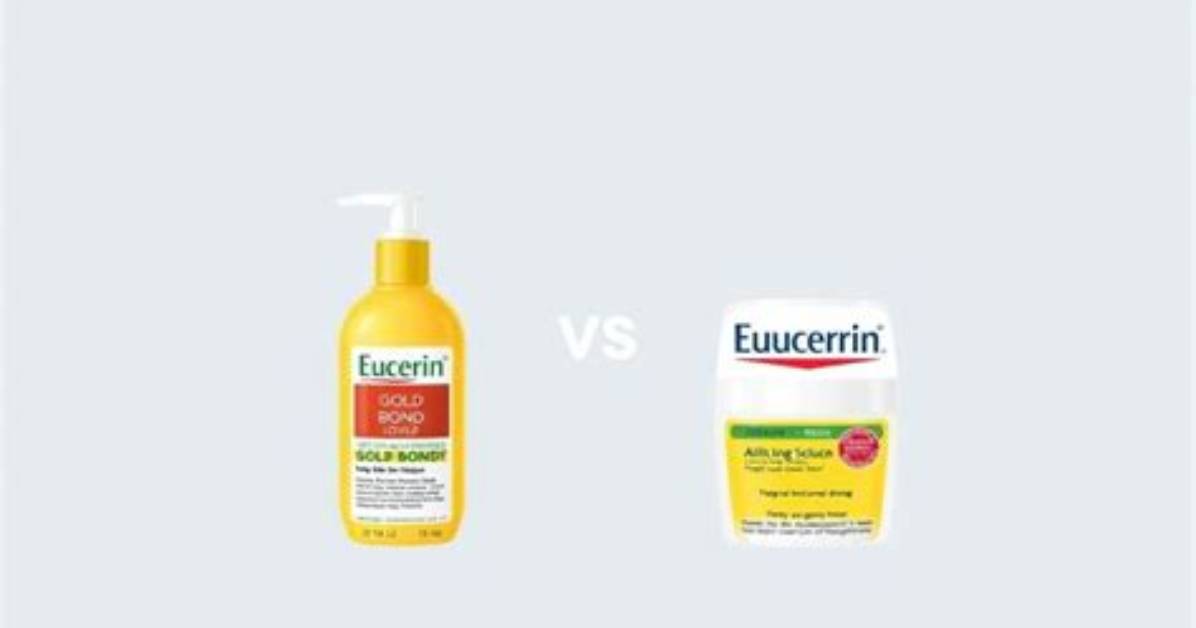 Gold Bond vs Eucerin: Which Moisturizer Is Right for You?
