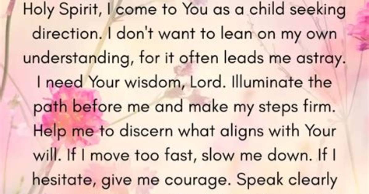 Guide Me, Holy Spirit: Your Divine Guidance Through Life