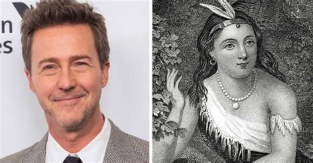 How Is Edward Norton Related to Pocahontas? Ancestral Family Tree Explored Amid Finding Your Roots Revelations
