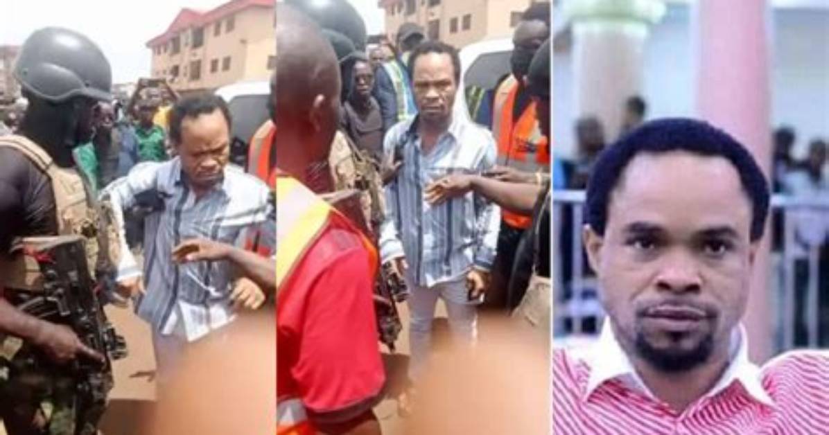 Is Prophet Odumeje Aka Indaboski Arrested Today? Nigerian Clergyman Church Gets Demolished