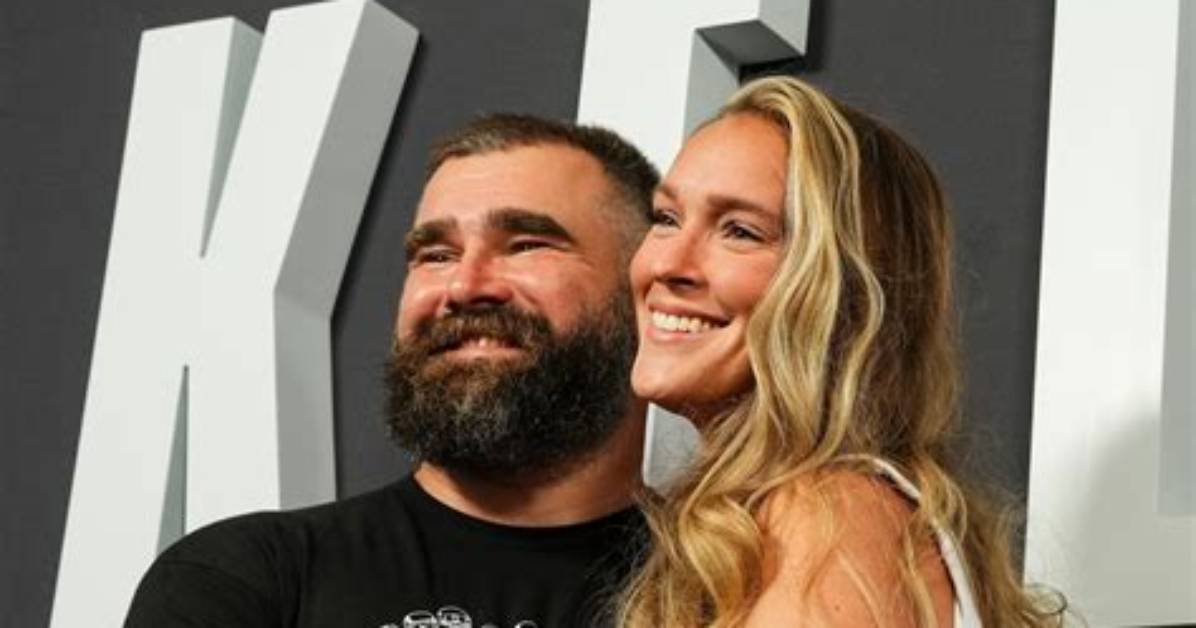 Jason Kelce Says His Pregnant Wife Kylie Is Bringing Her Ob-Gyn to the Super Bowl Because She Is 38 Weeks Pregnant.
