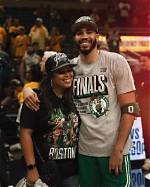 Jayson Tatum and Brandy Cole