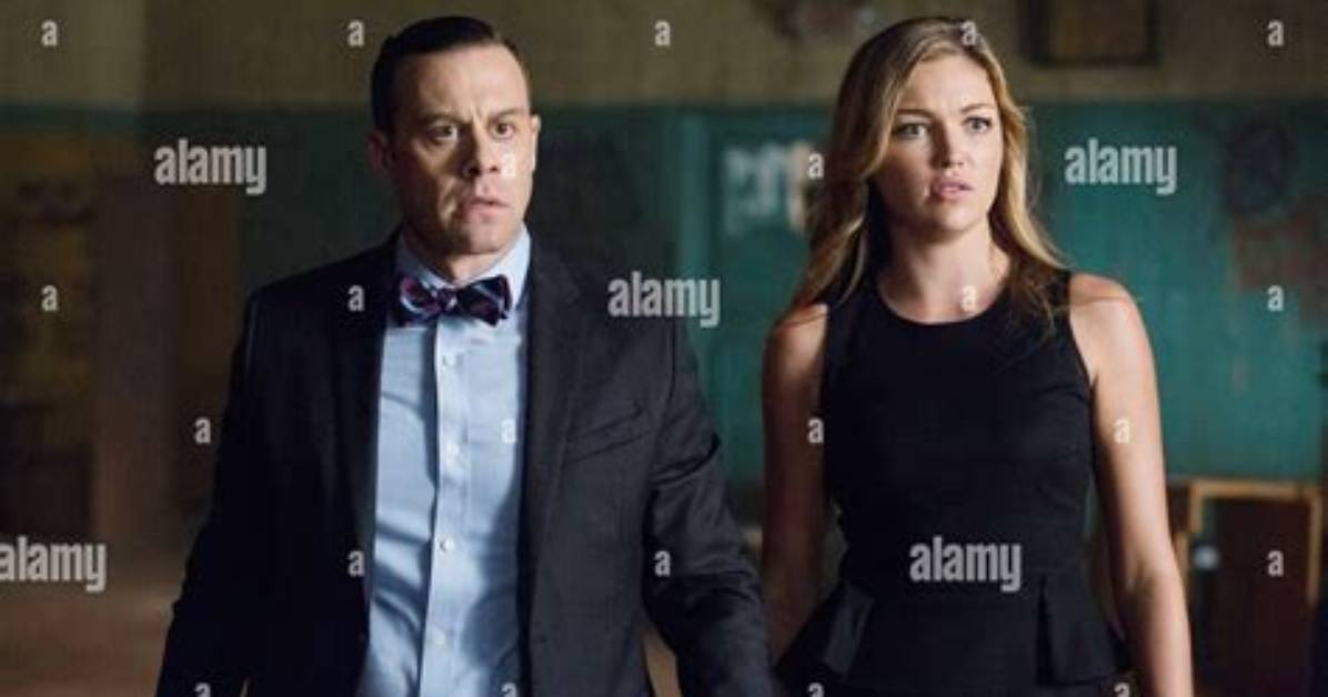 Lili Simmons and Matthew Chamberlain