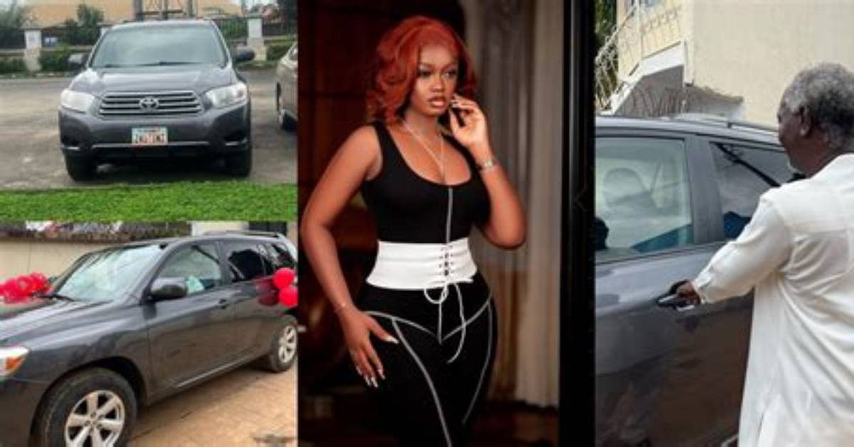 Luchy Donalds Makes Her Father Cry by Surprising Him on His Birthday.