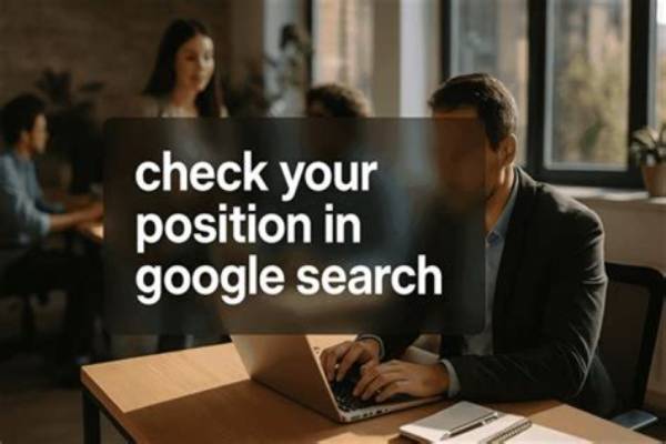 Mastering the Art of Checking Your Position in Google