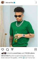 Na Who No Get Money Dey Shout Say Them Owe Am for Public – Tekno Shades