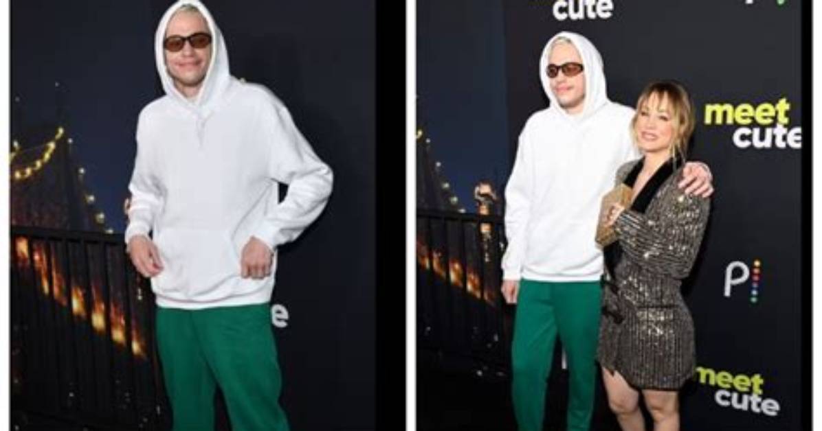 Pete Davidson All Smiles at First Red Carpet Appearance Since Split