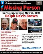 Ralph Brown Finally Found: Missing Person Case Closed