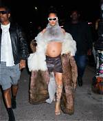 Rihanna Shares Topless Maternity Photos with Baby Bump | Photos