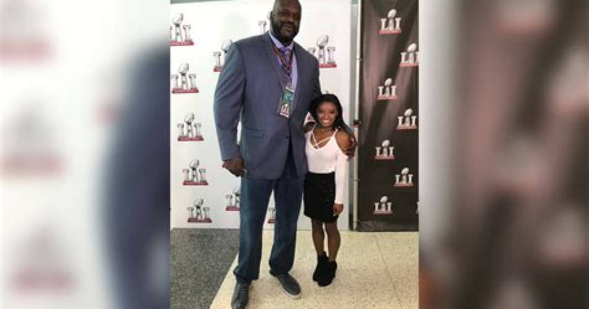 Shaq and Simone Biles: an Iconic Picture