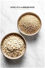 Steel Oats Outshine Rolled Oats in Fiber Content