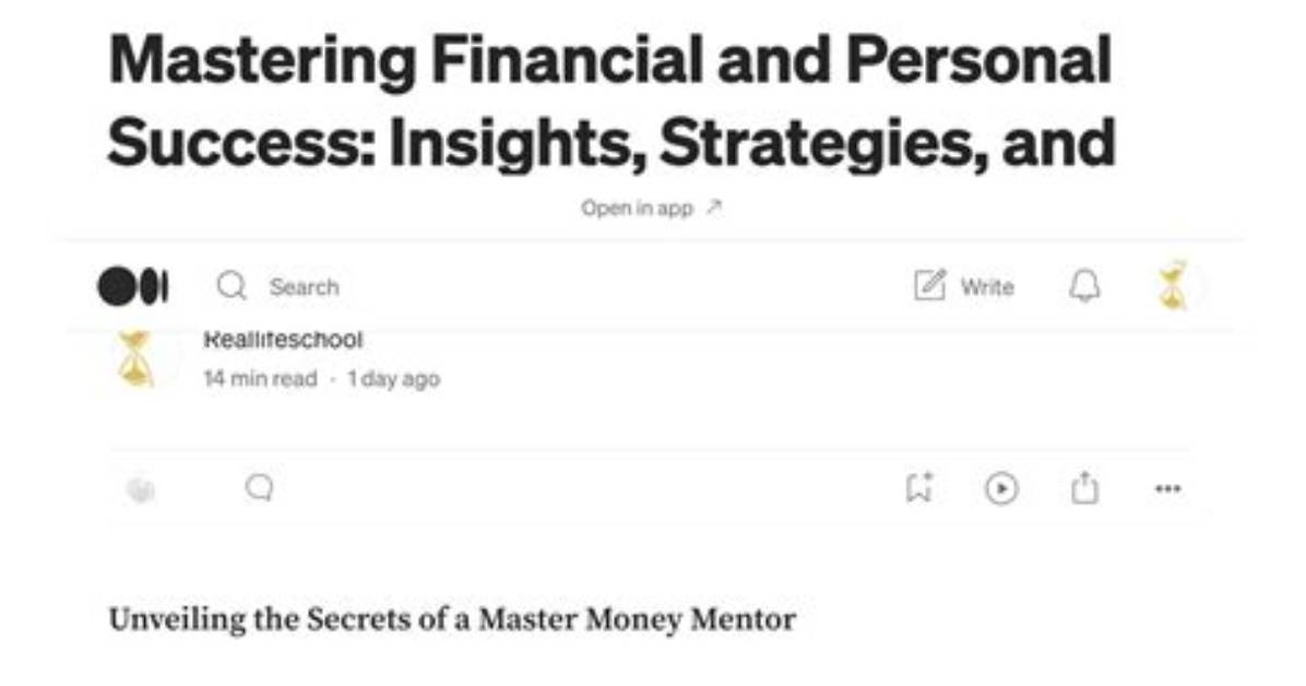 Success Secrets and Financial Insights