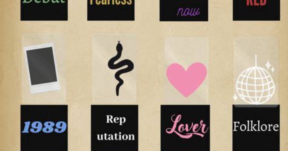 Taylor Swift's Symbols for Each Era: a Journey Through Her Evolution