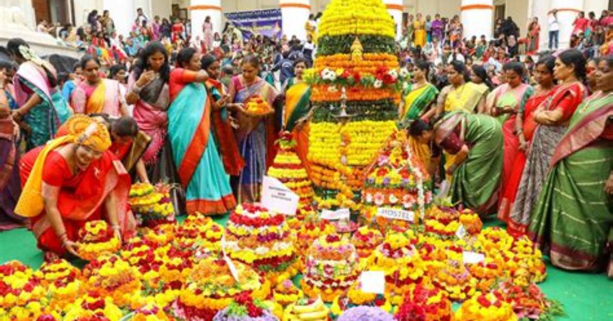 Telangana Gears up for State Festival Bathukamma