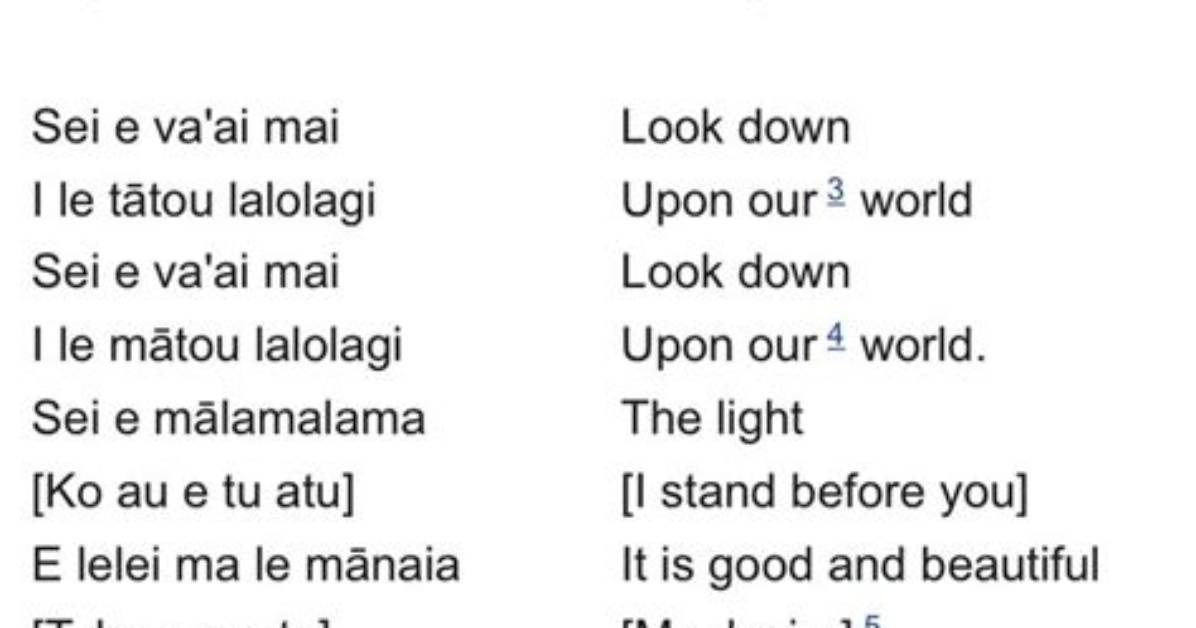 The Etymology and Meaning of "Tulou Tagaloa"