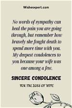 The Heartbreaking Loss of Their Beloved Wife