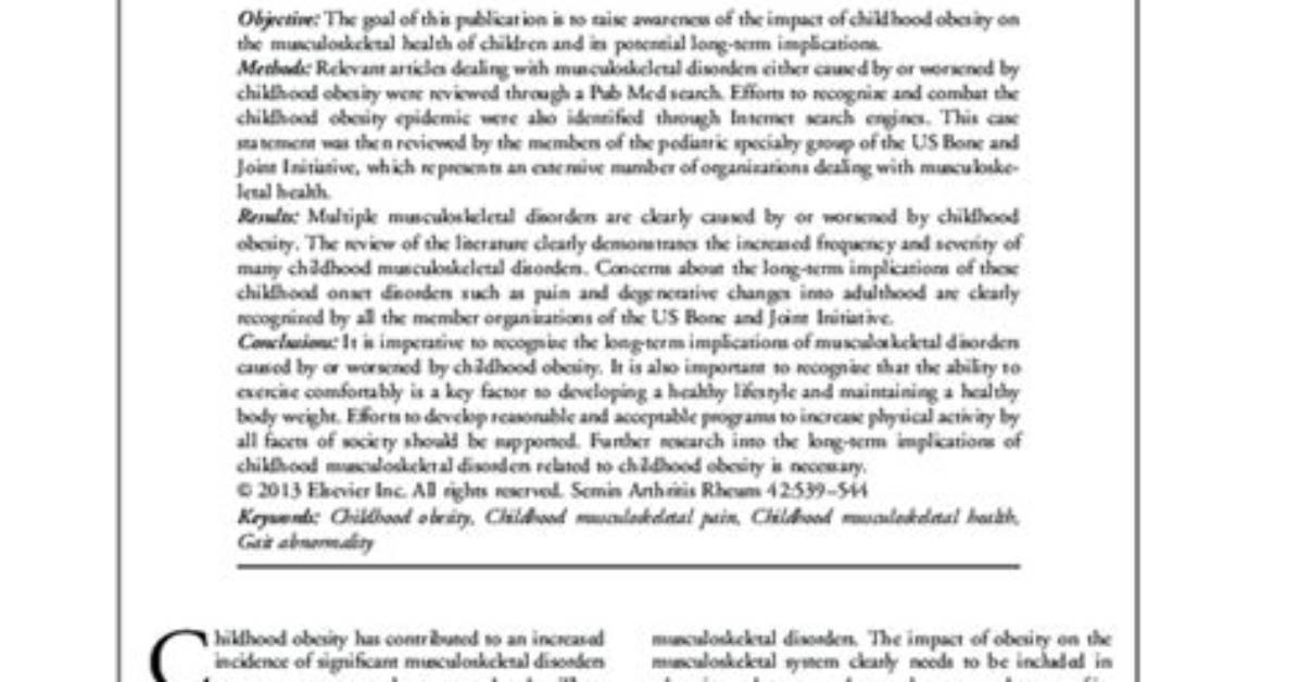 The Impact of Childhood Obesity: a Case Study on Mukesh Ambani's Son