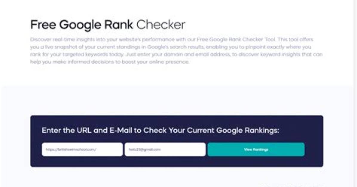 The Ultimate Google Rankings Checker