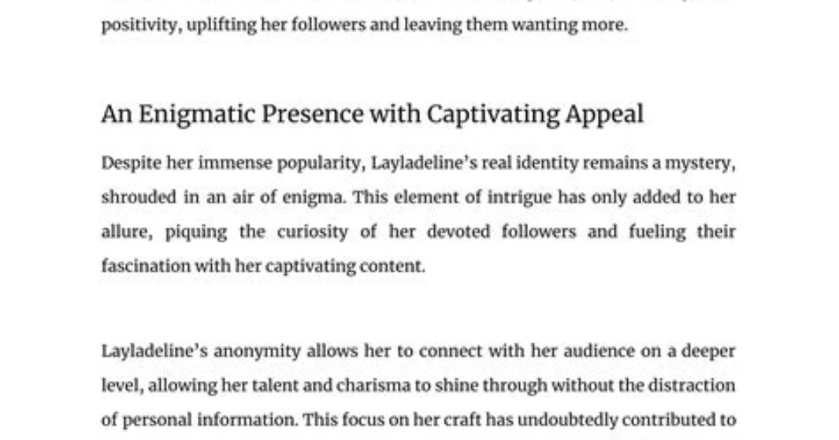 The Ultimate Guide to @Layladeline: Discover Her Unforgettable Journey