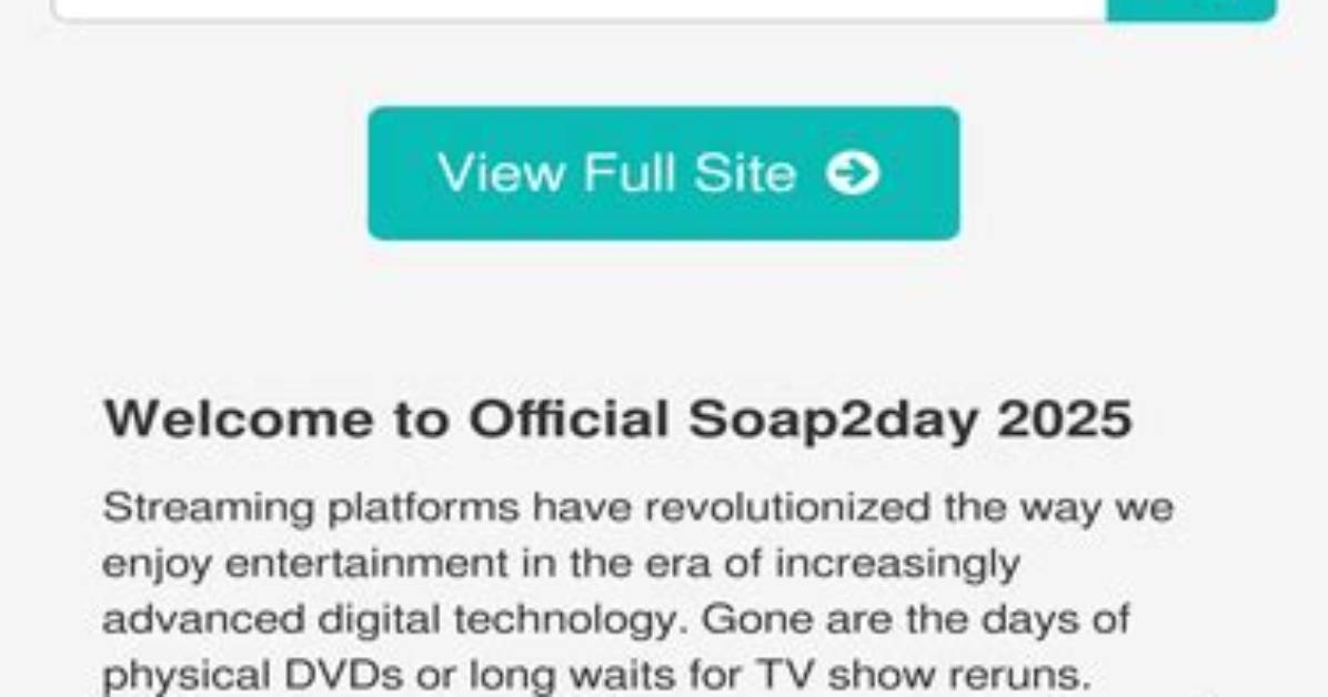 The Ultimate Guide to Soap2Day: Official Site Unveiled