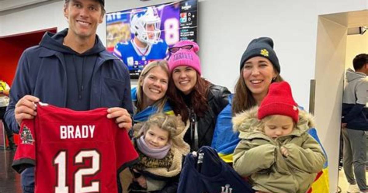 Tom Brady Meets with Families of Ukrainian Soldiers Who Are Fighting in War with Russia