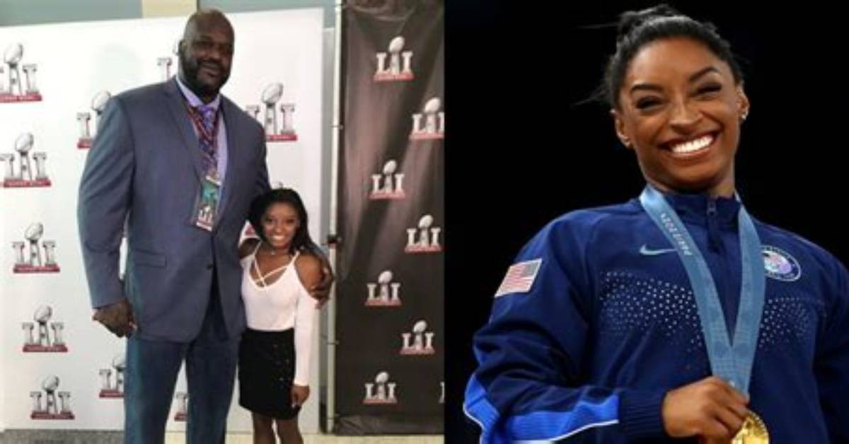 Unbelievable: Simone Biles Towers over Shaq