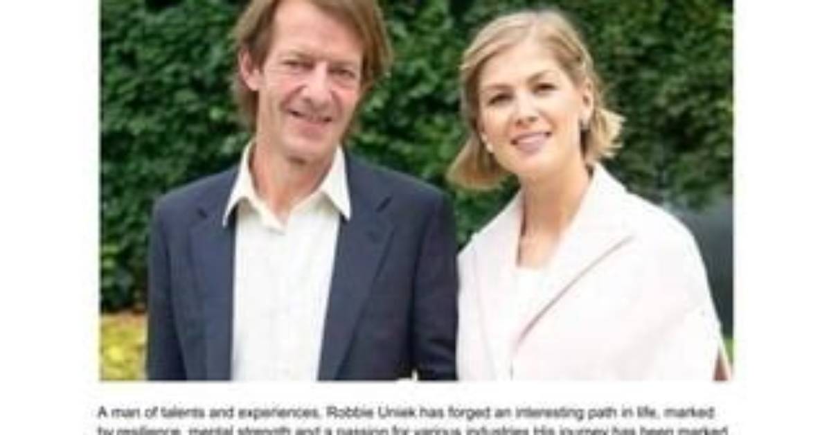 Uncovering the Private World of Robbie Uniacke and Rosamund Pike